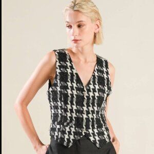 Anna Tweed Vest